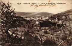 Yzeron - Vu de la Route de Chateauvieux à Yzeron