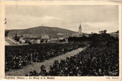 Fleurie - Le Bourg et la Madone à Fleurie