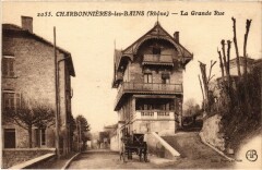 Charbonnieres-les-Bains - La Grande Rue à Charbonnières-les-Bains