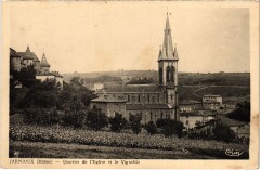 Jarnioux - Quartier de l'Eglise et le Vignoble