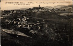 Montrottier - Vue Generale - Au Premier Plan l'Ancienne Commune à Montrottier