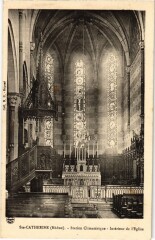Sainte-Catherine - Interieur de l'Eglise à Sainte-Catherine