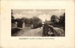 Chambost - Le Pont - La Chapelle - Entree du Parc -
													69 Rhône
												
