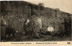 Prisonniers et blessés a Roanne - Prisonniers et blessés a Roanne à Roanne