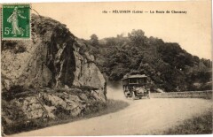 Pelussin - La Route de Chavanay à Pélussin