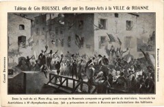 Tableau de Géo Roussel offert par les Beaux-Arts a la Ville de...