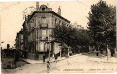 Saint-Chamond - L'Avenue de la Gare à Saint-Chamond