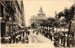 Saint-Etienne - La Rue de Paris à Saint-Étienne