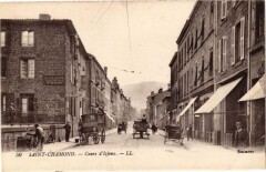 Saint-Chamond - Cours d'Izieux à Saint-Chamond
