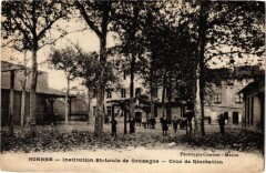 Roanne - Institution Saint-Louis de Gonzague - Cour de Récréation à Roanne