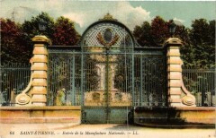 Saint-Etienne - Entrée de la Manufacture Nationale à Saint-Étienne