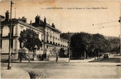 Saint-Etienne - Lycée de Garsons et Cours Hyppolite Saures à Saint-Étienne