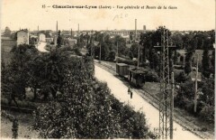 Chazelles-sur-Lyon - Vue générale et Route de la Gare à Chazelles-sur-Lyon