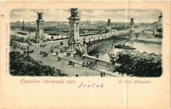 Paris Expo 1900 - Le Pont Alexandre Iii