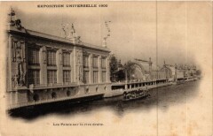 Paris Expo 1900 - Les palais sur la rive droite