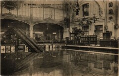 Paris 7e-Inondation-Intérieur de la Gaare d'Orsay à Paris 7e