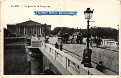 Paris 7e-Le Pont de la Concorde à Paris 7e