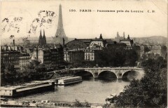 Paris 7e-Panorama pris du Louvre à Paris 7e