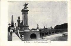 Paris 7e-Pont Alexandre Iii à Paris 7e