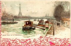 Paris 7e-Seine-Pont la Concorde à Paris 7e