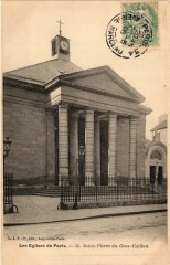 Carte postale ancienne Saint-Pierre du Gros-Caillou
                                                                     à Paris 7e
                                