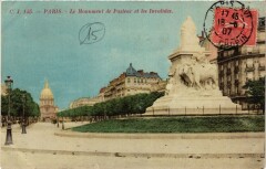 Le Monument de Pasteur et les Invalides à Paris 15e