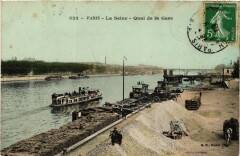 Paris 7e-La Seine-Quai de la Gare à Paris 7e