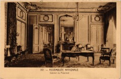 Paris 7e-Assemblée Nationale-Cabinet du Président à Paris 7e