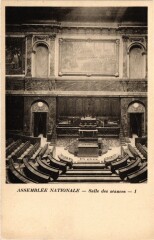 Paris 7e-Assemblée Nationale-Salle des séances à Paris 7e