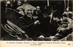Paris Wilson á Paris 1918 Décembre