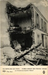 Paris Les Zeppelins, Crimes odieux La maison du brigadier Bidault