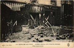 Paris Les Zeppelins, Crimes odieux Effet d'une bombe