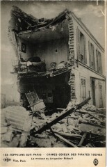 Paris Les Zeppelins, Crimes odieux La maison du brigadier Bidault