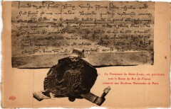 Paris 3e Paris-Le Testament de Saint-Louis, sur parchemin -
																					75003 Paris 3e
																			