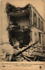 Paris Les Zeppelins, Crimes odieux La maison du brigadier Bidault