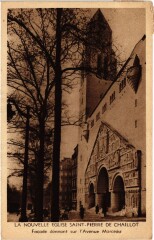 Carte postale ancienne La Nouvelle Eglise Saint-Pierre de Chaillot - Façade donnant sur l'Avenue Marceau
                                                                     à Paris 16e
                                
