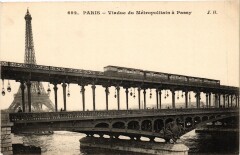 Viaduc du Métropolitain à Passy à Paris 16e