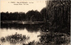 Bois de Boulogne - Le Lac à Paris 16e
