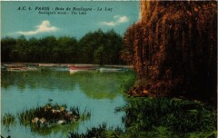 Bois de Boulogne - Le Lac à Paris 16e