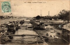 Carte postale ancienne La Seine à Auteuil
                                                                     à Paris 15e
                                