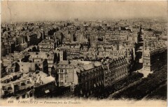 Panorama pris du Trocadéro à Paris 16e