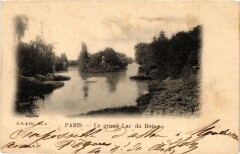 Le grand Lac du Bois à Paris 16e