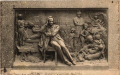Carte postale ancienne Monument de Victor Hugo - Bas-Relief
                                                                     à Paris 16e
                                