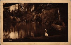 Carte postale ancienne Au Bois de Boulogne - La Cascade de Longchamp
                                                                     à Paris 16e
                                