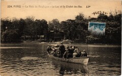 Le Bois de Boulogne - Le Lac et le Chalet des Iles -
																					75000 Paris
																			