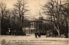 Bois de Boulogne - Chalet des Lacs pris de la Route de Suresnes à Paris 16e