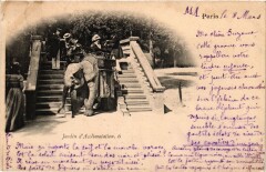 Carte postale ancienne Jardin d'Acclimatation
                                                                     à Neuilly-sur-Seine
                                