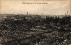 Chazelles-sur-Lyon vu dans le Lointain