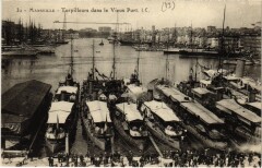 Marseille Torpilleurs dans le Vieux Port à Marseille