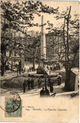 Marseille La Place des Capucines à Marseille